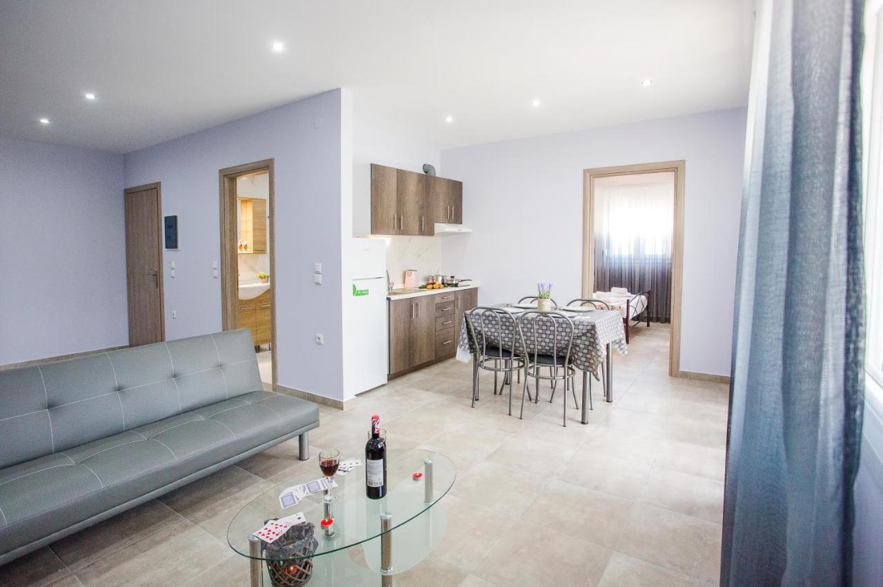 Ferienwohnung Kaiafas Luxury Philoxenia Néa Péramos Exterior foto