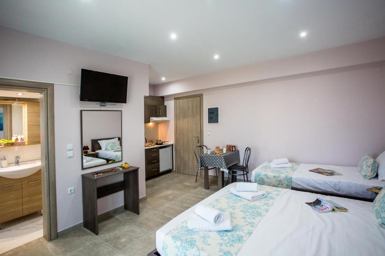 Ferienwohnung Kaiafas Luxury Philoxenia Néa Péramos Exterior foto