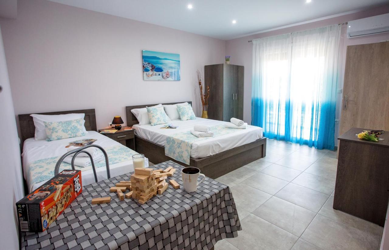 Ferienwohnung Kaiafas Luxury Philoxenia Néa Péramos Exterior foto