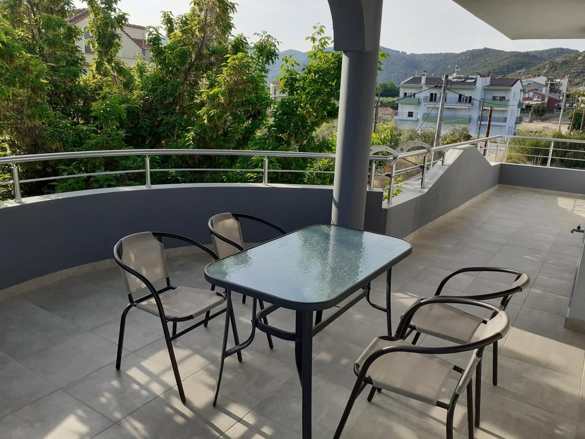 Ferienwohnung Kaiafas Luxury Philoxenia Néa Péramos Zimmer foto